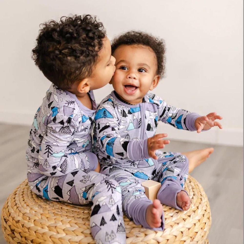Little Sleepies Mountain 2-Piece Long Sleeve Pajama Set